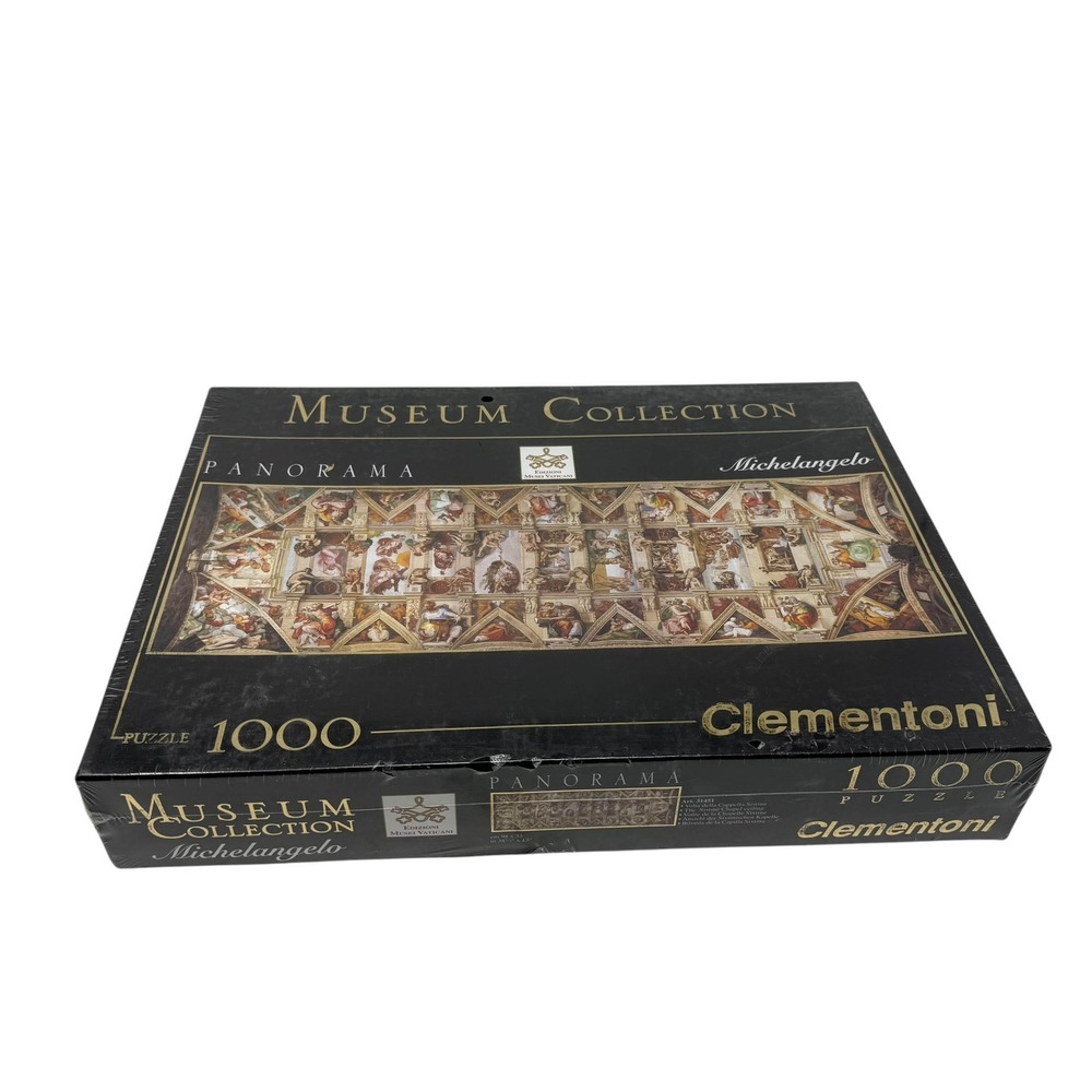 Clementoni 1000 Piece Panorama Puzzle Michelangelo Sistine Chapel Ceiling NEW